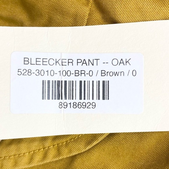 Doen Bleecker Pants In Oak 0 NWT - Picture 7 of 9